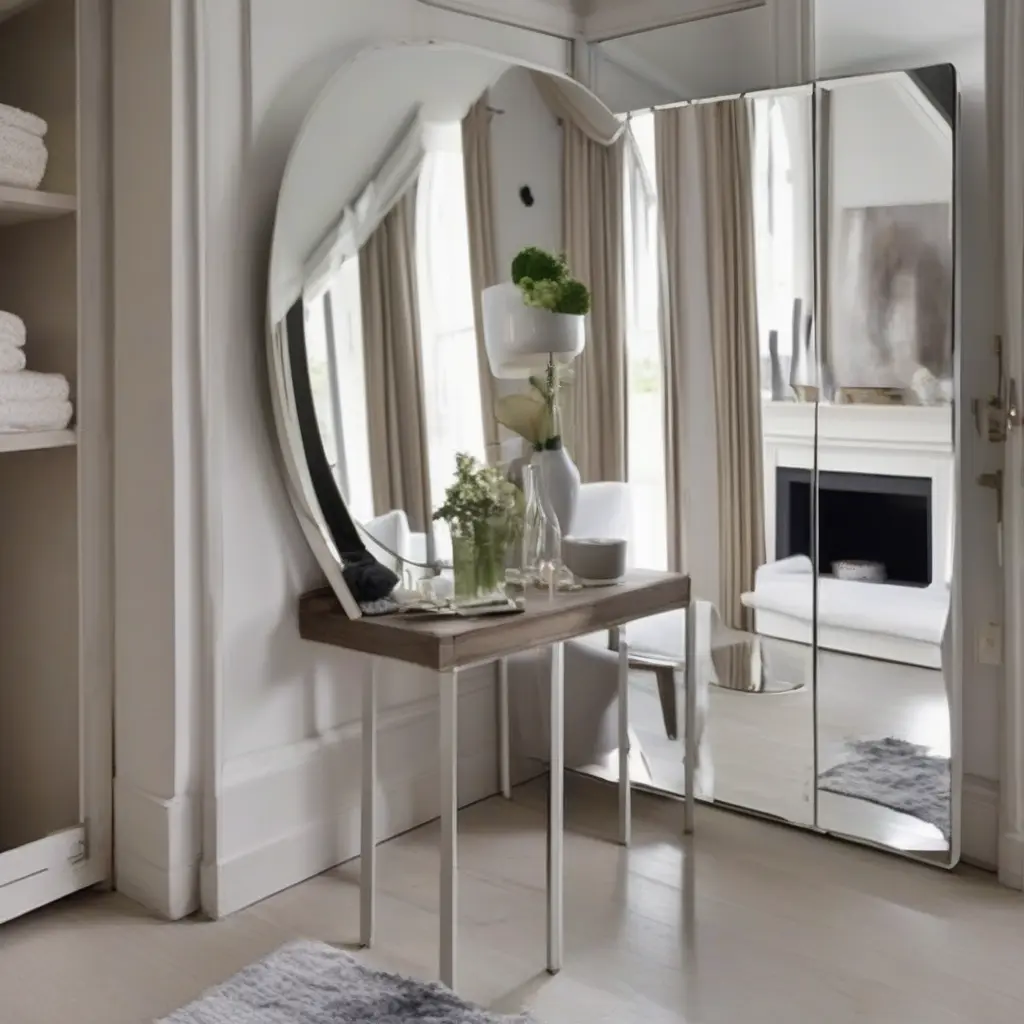 Using Mirrors to Enhance Light and Space in Small Living Areas