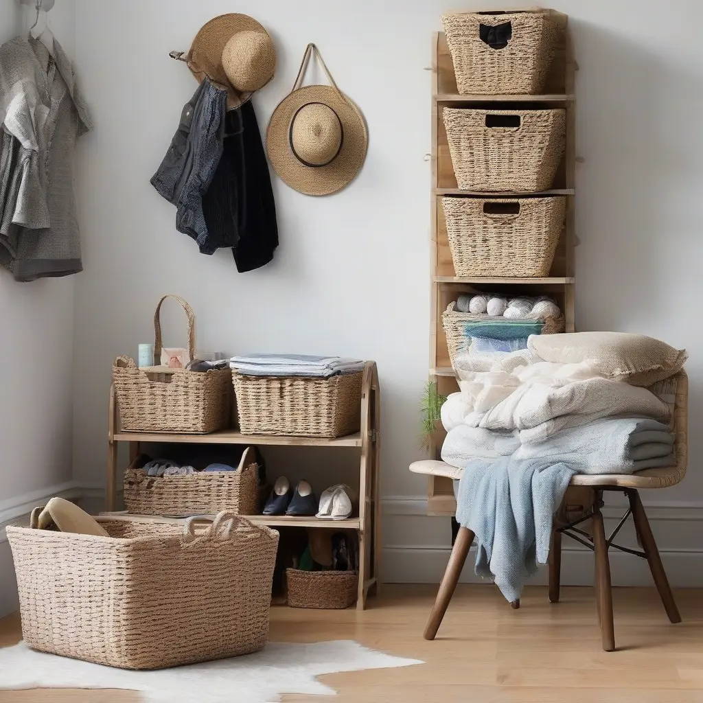 Stylish Storage Ideas: Using Baskets and Bins for Bedroom Organization