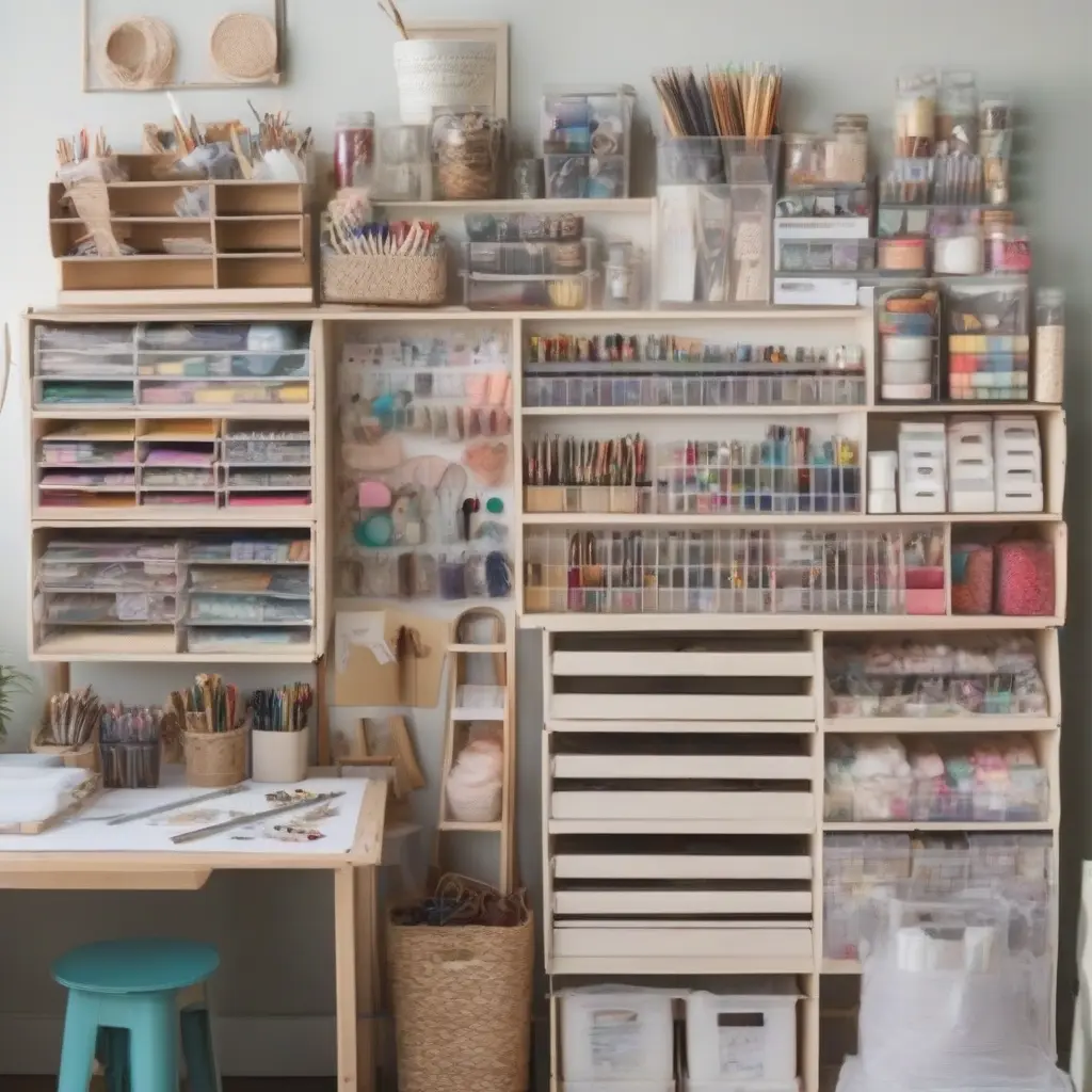 Effective Ways to Organize Craft Supplies in a Small Studio or Office